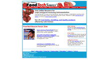 Tablet Screenshot of foodtechsource.com